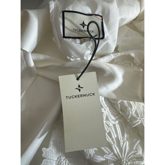 NWT Tuckernuck Blanc Guipure Lace Faye top S - Picture 4 of 4